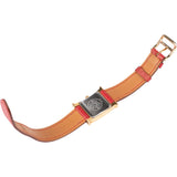 Hermès Gold Tone Heure H HH1.201 Women Watch