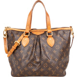 Louis Vuitton Canvas Monogram Palermo PM Handbag