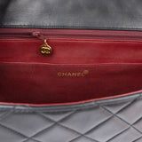 Chanel Quilted Lambskin 24K Gold Jumbo Single Flap Crossbody Bag