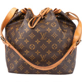 Louis Vuitton Canvas Monogram Sac Noe Petit Shoulder Bag