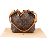 Louis Vuitton Canvas Monogram Sac Noe Petit Shoulder Bag