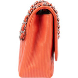 Chanel Quilted Lambskin Palladium Single Flap Crossbody Bag