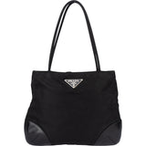 Prada Black Nylon Triangle Handbag