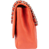 Chanel Quilted Lambskin Palladium Single Flap Crossbody Bag