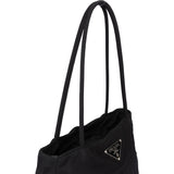 Prada Black Nylon Triangle Handbag