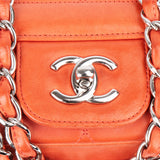 Chanel Quilted Lambskin Palladium Single Flap Crossbody Bag