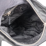 Prada Black Nylon Triangle Handbag