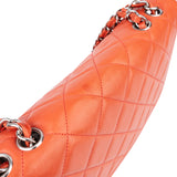 Chanel Quilted Lambskin Palladium Single Flap Crossbody Bag