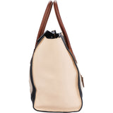 Celine Canvas Tricolor Luggage Handbag