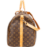 Louis Vuitton Canvas Monogram Keepall 55 Bandouliere