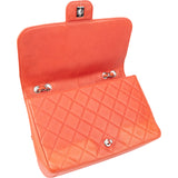Chanel Quilted Lambskin Palladium Single Flap Crossbody Bag