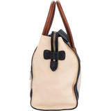 Celine Canvas Tricolor Luggage Handbag