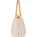 Louis Vuitton Damier Azur Monogram Saleya MM Handbag