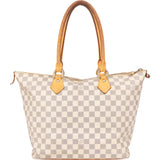 Louis Vuitton Damier Azur Monogram Saleya MM Handbag