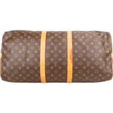 Louis Vuitton Canvas Monogram Keepall 55 Bandouliere