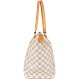 Louis Vuitton Damier Azur Monogram Saleya MM Handbag
