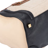 Celine Canvas Tricolor Luggage Handbag