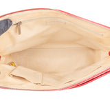 Chanel Rouge Quilted Lambskin CC Shoulder Bag