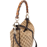 Gucci GG Monogram Bamboo Shoulder Bag