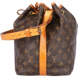 Louis Vuitton Canvas Monogram Sac Noe Petit Shoulder Bag