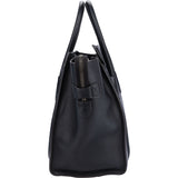 Celine Black Leather Luggage Handbag