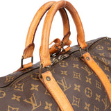 Louis Vuitton Canvas Monogram Keepall 50