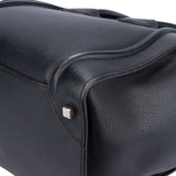 Celine Black Leather Luggage Handbag