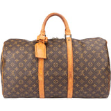 Louis Vuitton Canvas Monogram Keepall 50