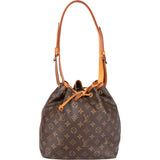 Louis Vuitton Canvas Monogram Sac Noe Petit Shoulder Bag