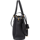 Prada Black Saffiano Leather Vittelo Handbag