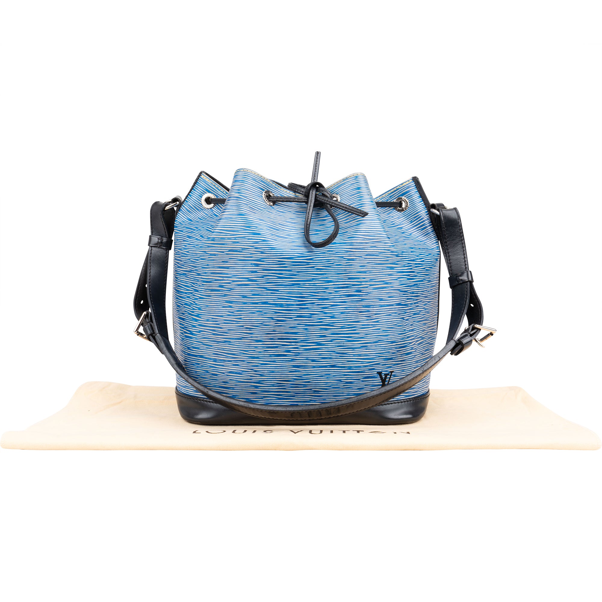 Louis Vuitton Bicolor Epi Leather NM Sac Noe Petit Shoulder Bag - vintageandkickz