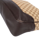 Gucci GG Monogram Bamboo Shoulder Bag