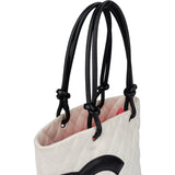 Chanel Quilted Bicolor Lambskin Cambon Handbag