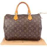 Louis Vuitton Canvas Monogram Speedy 30 Handbag