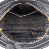 Prada Black Saffiano Leather Vittelo Handbag