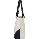 Chanel Quilted Bicolor Lambskin Cambon Handbag