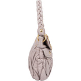 Miu Miu Quilted Lilac Leather City Handbag