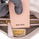 Miu Miu Quilted Lilac Leather City Handbag