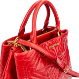 Miu Miu Quilted Leather City Handbag