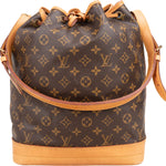 Louis Vuitton Canvas Monogram Sac Noe Grande Shoulder Bag - vintageandkickz