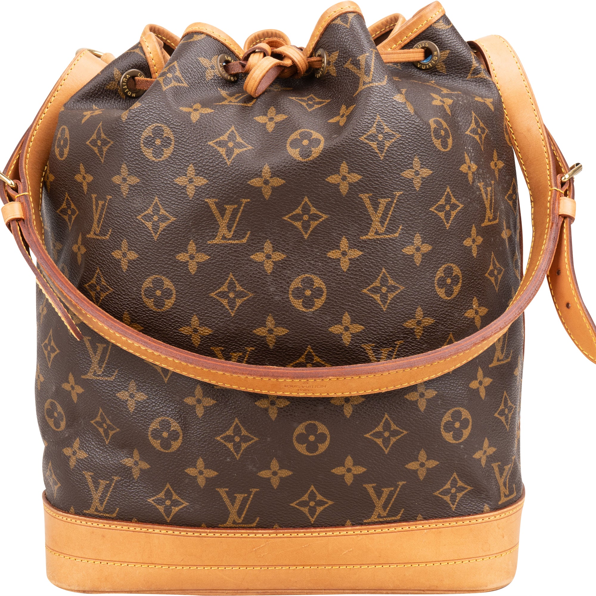 Louis Vuitton Canvas Monogram Sac Noe Grande Shoulder Bag - vintageandkickz
