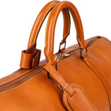 Louis Vuitton Cognac Epi Leather Keepall 50