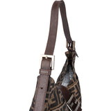 Fendi FF Monogram Baguette Shoulder Bag