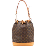Louis Vuitton Canvas Monogram Sac Noe Grande Shoulder Bag - vintageandkickz