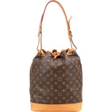 Louis Vuitton Canvas Monogram Sac Noe Grande Shoulder Bag - vintageandkickz