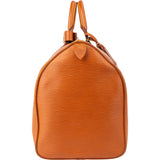 Louis Vuitton Cognac Epi Leather Keepall 50