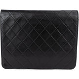 Chanel Quilted Lambskin 24K Gold Single Flap Crossbody Bag