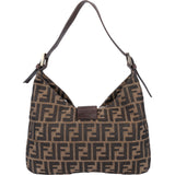 Fendi FF Monogram Baguette Shoulder Bag