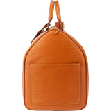 Louis Vuitton Cognac Epi Leather Keepall 50