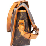 Louis Vuitton Canvas Monogram Gibeciere PM Crossbody Bag